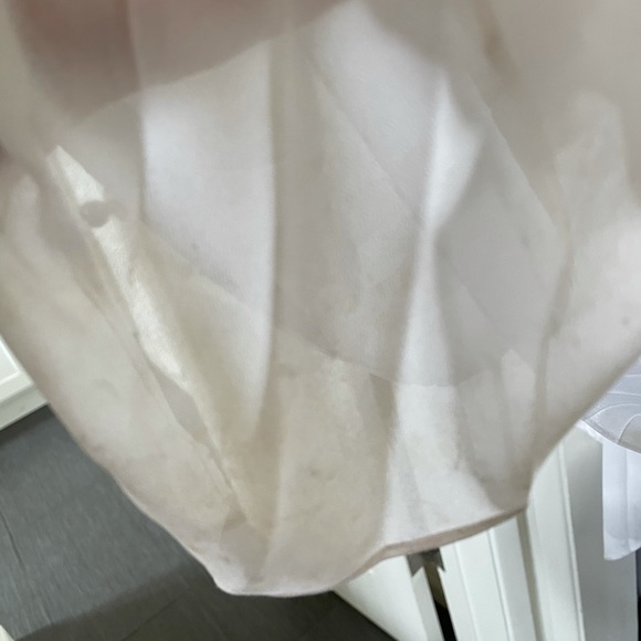 BCBG Asymmetrical black and white pleated skirt size L- fits like a 10-12 - Picture 6 of 6